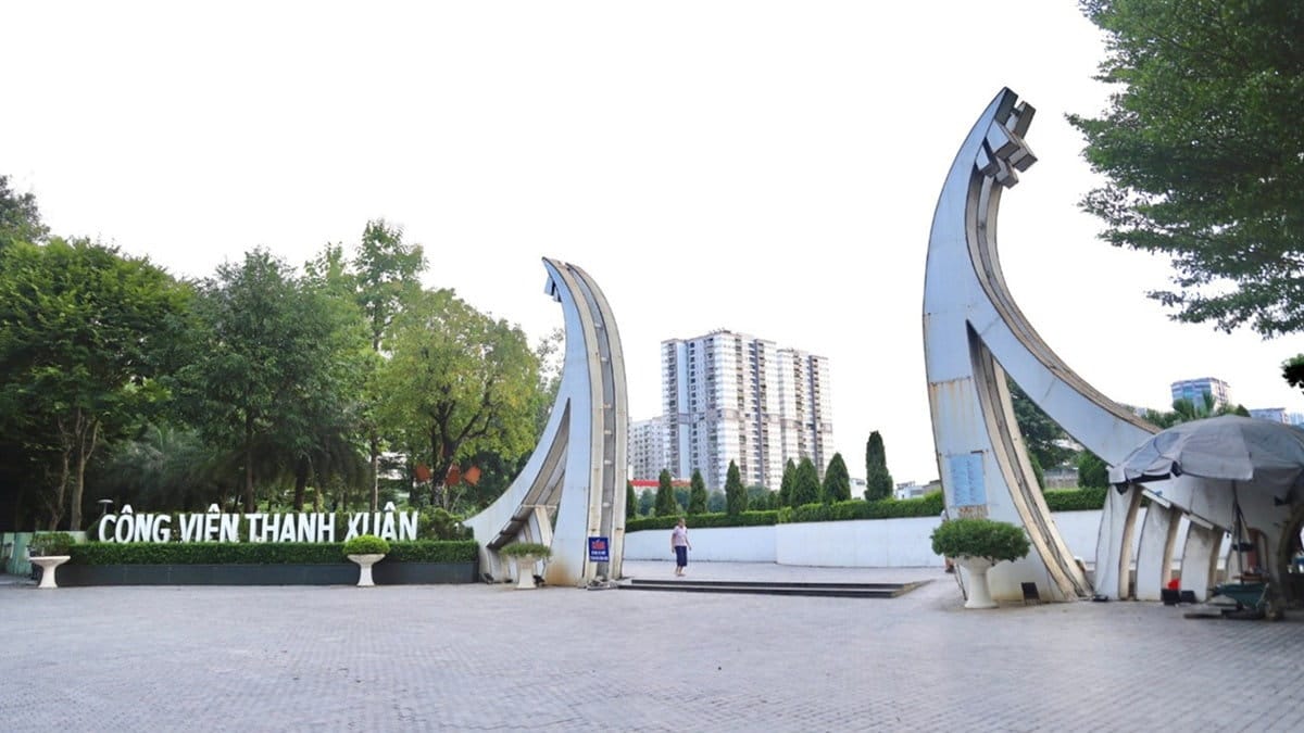 Công viên Thanh Xuân là “lá phổi” xanh mát giữa lòng Hà Nội 